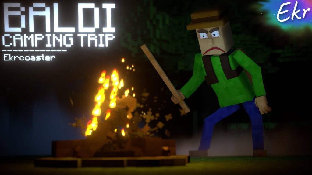 Random Encounters Baldi Baldi Camping! | Baldi's Basics Minecraft Animation (Random Encounters ...
