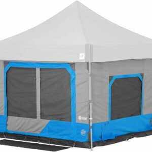 E-Z UP Camping Cube 6.4, Converts 10' Straight Leg Canopy into Camping Tent (Canopy/SHELTER NOT Included), Splash