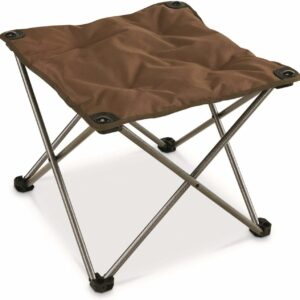 Guide Gear Camping Chair Foot Stool, Folding, Collapsible, Portable Footrest