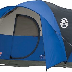 Coleman Montana Camping Tent, 6/8 Person Family Tent with Included Rainfly, Carry Bag, and Spacious Interior, Fits Multiple Queen Airbeds and Sets Up in 15 Minutes