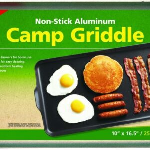 Coghlan's Two Burner Non-Stick Camp Griddle, 16.5 x 10-Inches Black