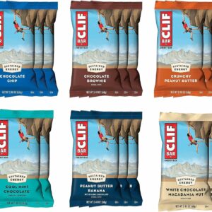 CLIF BAR - Energy Bars - Variety Pack - Made with Organic Oats - Non-GMO - Plant Based - Amazon Exclusive - 2.4 oz. (16 Count)