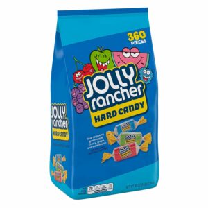 JOLLY RANCHER Assorted Fruit Flavored, Christmas Candy Bulk Bag, 5 lb (360 Pieces)