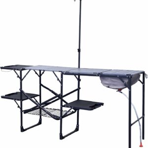 GCI Outdoor Master Cook Station, Portable Camp Kitchen Table