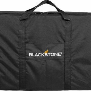 Blackstone 1723 Tabletop Griddle Carry Bag Fits 22 Inch Portable BBQ Grill Travel-600D Heavy Duty Weather Resistant Cover, 22 Inch, Black